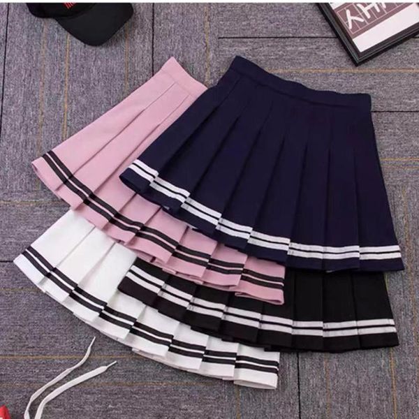 skirts dance fashion women skirt preppy style plaid high waist chic student pleated harajuku uniforms ladies girls, Black 
skirts dance fashion women skirt preppy style plaid high waist chic student pleated harajuku uniforms ladies girls, Black
