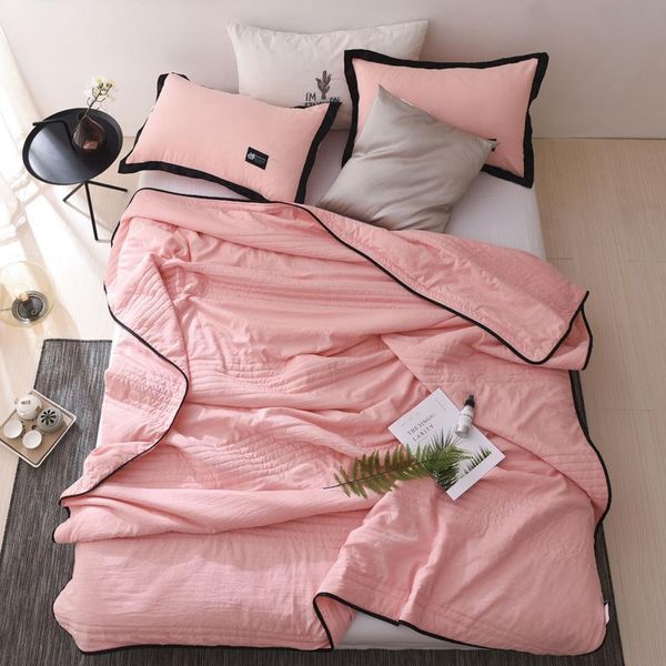twin king queen size solid pink summer quilt bedspread blanket comforter bed cover quilting simple home textile bedclothes40 comforters & se
twin king queen size solid pink summer quilt bedspread blanket comforter bed cover quilting simple home textile bedclothes40 comforters & se