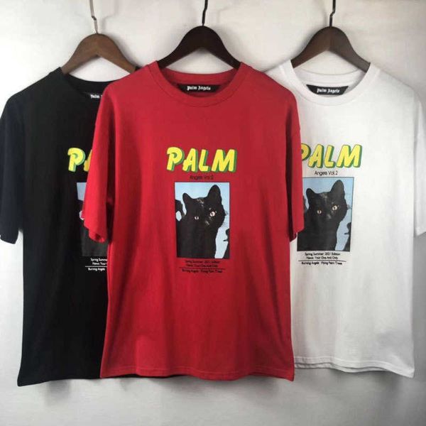 brand palm fashion drop shoulder sleeve t-shirt real correct version pa angel casual acrobatic girl print short, White
brand palm fashion drop shoulder sleeve t-shirt real correct version pa angel casual acrobatic girl print short, White