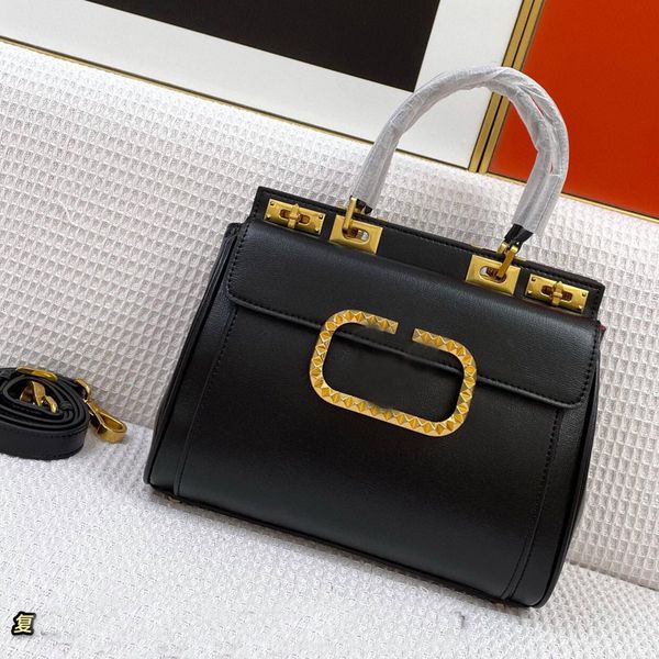 stud handbag fashion shoulder bag grainy calfskin leather handbags classic letter totes crossbody bags adjustable removable strap brass hard
stud handbag fashion shoulder bag grainy calfskin leather handbags classic letter totes crossbody bags adjustable removable strap brass hard