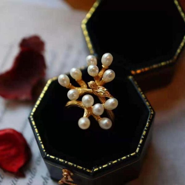 sterling silver 24k plating natural pearl ring fine personality temperament jewelry for women meibapjfs cluster rings, Golden;silver
sterling silver 24k plating natural pearl ring fine personality temperament jewelry for women meibapjfs cluster rings, Golden;silver