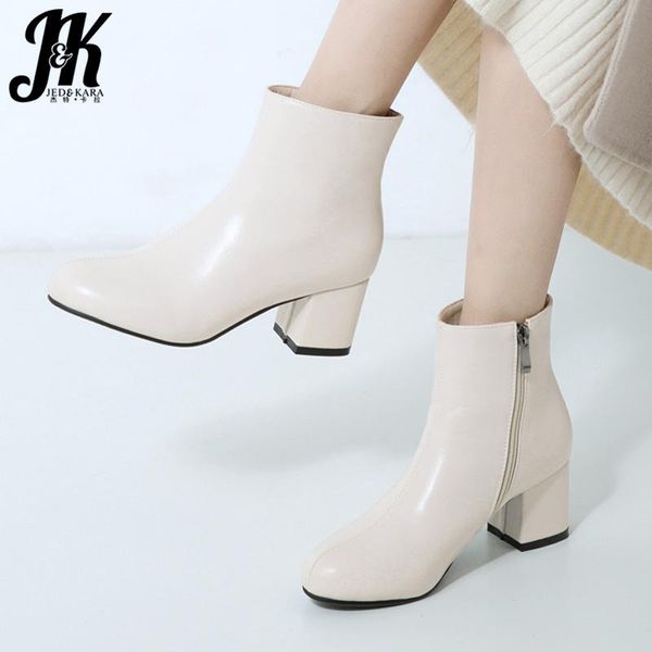 boots jk pu women high heels ankle booties ladies round toe shoes female zip fashion winter 2021 big size 43, Black
boots jk pu women high heels ankle booties ladies round toe shoes female zip fashion winter 2021 big size 43, Black