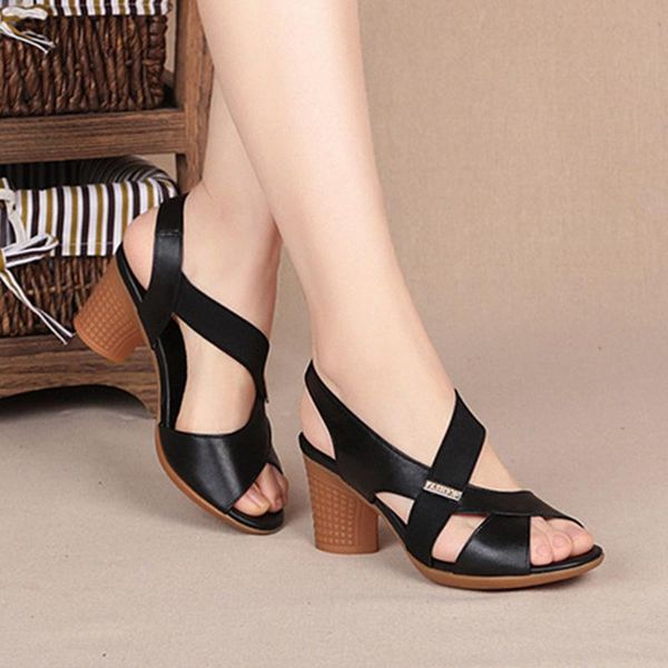 sandals women ankle strap peep toe high heels 2021 rome summer women's thick heel comfortable shoes ladies fashion pu footwear, Black
sandals women ankle strap peep toe high heels 2021 rome summer women's thick heel comfortable shoes ladies fashion pu footwear, Black