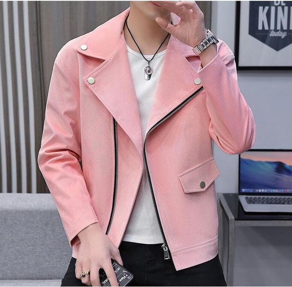 men's jackets small suit jacket korean version of the slim diagonal zipper handsome all-match, Black;brown
men's jackets small suit jacket korean version of the slim diagonal zipper handsome all-match, Black;brown