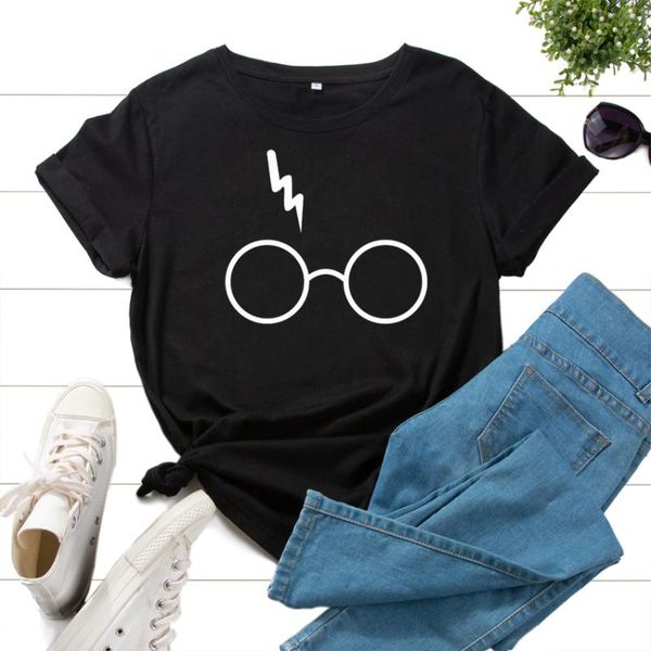 graphic tee for women cotton print t shirts short sleeve crew neck summer female clothes cute glass glasses eyeglasses women's t-shirt, White
graphic tee for women cotton print t shirts short sleeve crew neck summer female clothes cute glass glasses eyeglasses women's t-shirt, White