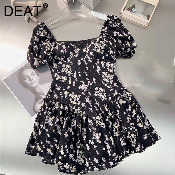deat women printing ruffles dress square collar puff sleeve arrivals lady temperament fashion spring summer 11d1016 210709, Black;gray
deat women printing ruffles dress square collar puff sleeve arrivals lady temperament fashion spring summer 11d1016 210709, Black;gray