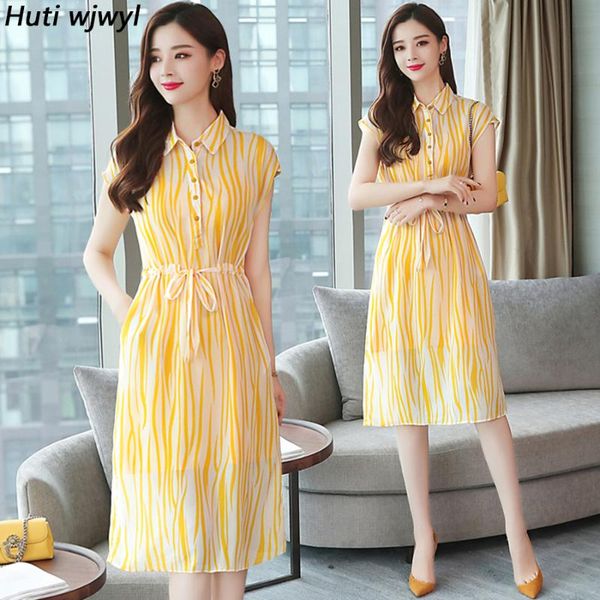 casual dresses 2021 korean boho beach midi dress summer vintage plus size striped chiffon sundress elegant women yellow short sleeve vestido, Black;gray
casual dresses 2021 korean boho beach midi dress summer vintage plus size striped chiffon sundress elegant women yellow short sleeve vestido, Black;gray