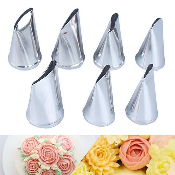 7pcs/set cake decorating tips set cream icing piping sugarcraft rose nozzle pastry tools fondant baking
7pcs/set cake decorating tips set cream icing piping sugarcraft rose nozzle pastry tools fondant baking