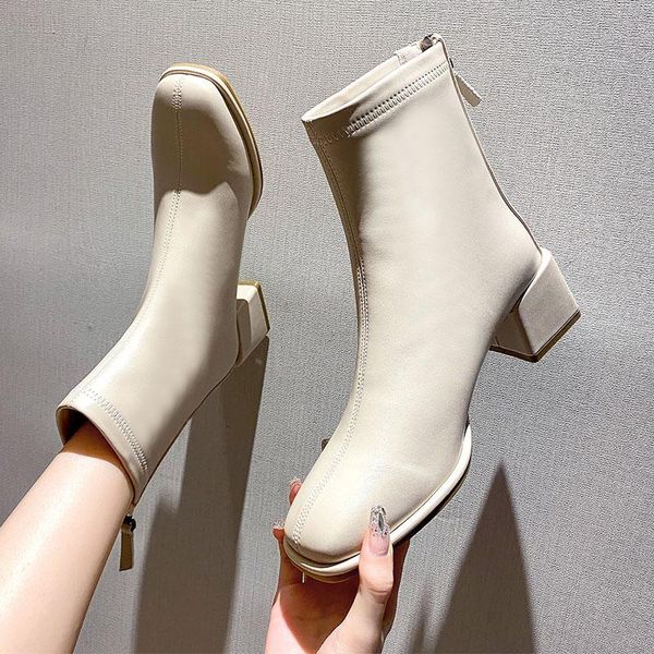 boots lady brand women's shoes zipper clogs platform fashion white med ankle rubber rock high heel pu basic microfiber square to, Black
boots lady brand women's shoes zipper clogs platform fashion white med ankle rubber rock high heel pu basic microfiber square to, Black