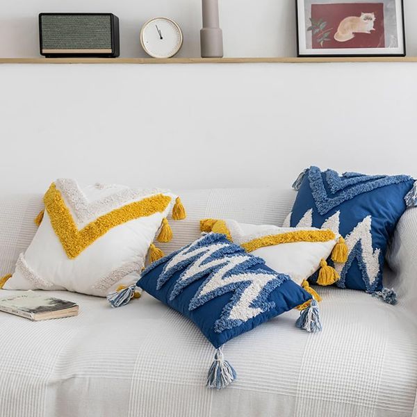 cushion/decorative pillow handmade cushion cover moroccan style color matching tassel pillowcase square sofa cotton 45x45/35x50cm home decor
cushion/decorative pillow handmade cushion cover moroccan style color matching tassel pillowcase square sofa cotton 45x45/35x50cm home decor