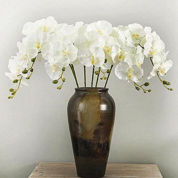 decorative flowers & wreaths artificial silk white orchid butterfly moth phalaenopsis fake flower for wedding home festival dec
decorative flowers & wreaths artificial silk white orchid butterfly moth phalaenopsis fake flower for wedding home festival dec