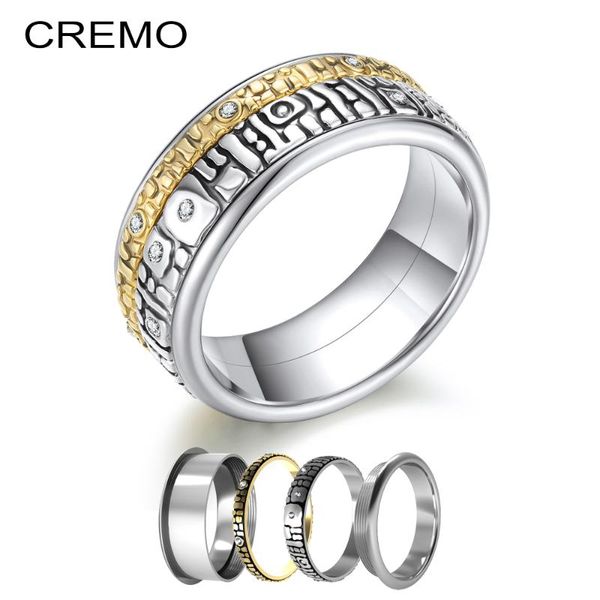 cluster rings cremo luxury women vintage stainless steel interchangeable accessories hundred matching bague femme, Golden;silver
cluster rings cremo luxury women vintage stainless steel interchangeable accessories hundred matching bague femme, Golden;silver