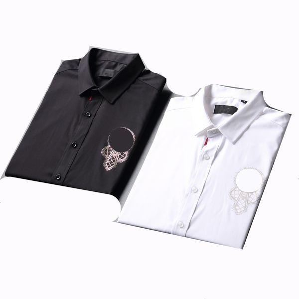 2021 designers mens dress business fashion casual shirt brands men spring slim fit shirts chemises de marque pour hommes# -3xlmen10, White;black
2021 designers mens dress business fashion casual shirt brands men spring slim fit shirts chemises de marque pour hommes# -3xlmen10, White;black