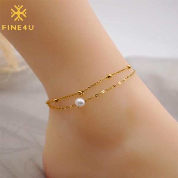 anklets fine4u double layered beach anklet foot bracelet gold color dainty satellite chain minimalist jewelry for women girls, Red;blue
anklets fine4u double layered beach anklet foot bracelet gold color dainty satellite chain minimalist jewelry for women girls, Red;blue