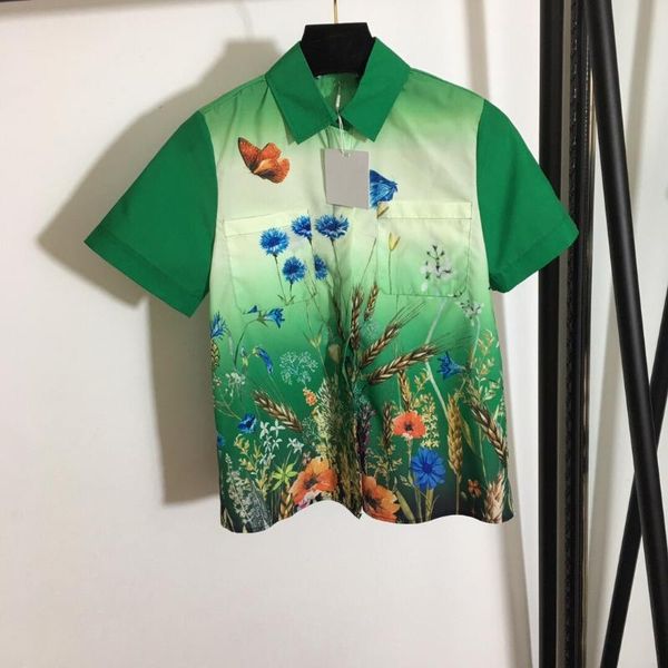 women's blouses & shirts 2021 summer fashion women green shirt short sleeve elegant office ladies printed butterfly blouse, White
women's blouses & shirts 2021 summer fashion women green shirt short sleeve elegant office ladies printed butterfly blouse, White