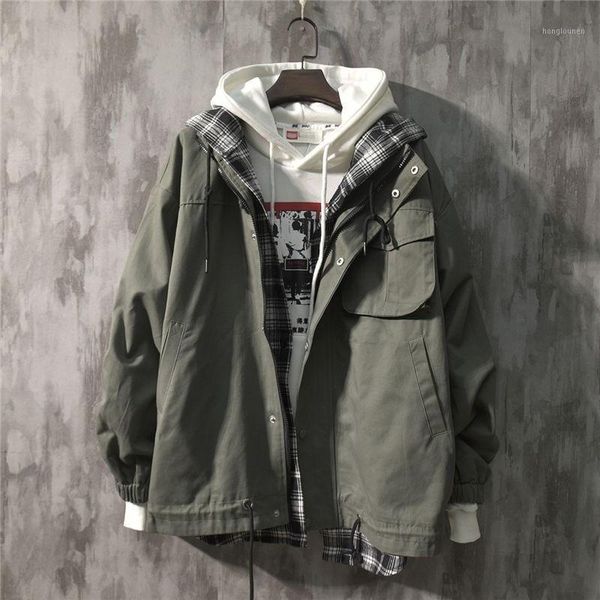 men's jackets streetwear men oversized autumn spring warm outwear solid hooded harajuku hip hop coat bomber windbreaker jacket, Black;brown
men's jackets streetwear men oversized autumn spring warm outwear solid hooded harajuku hip hop coat bomber windbreaker jacket, Black;brown