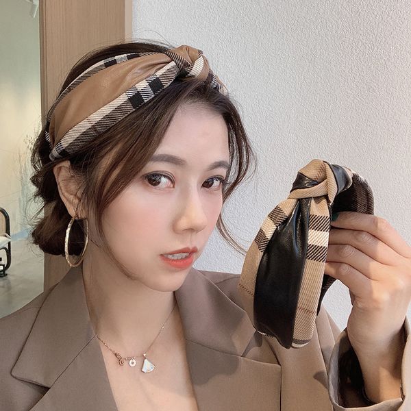 simple plaid hairpin headband female versatile elegant french hair accessories temperament sweet korean version headband accessories cx22022, Silver
simple plaid hairpin headband female versatile elegant french hair accessories temperament sweet korean version headband accessories cx22022, Silver