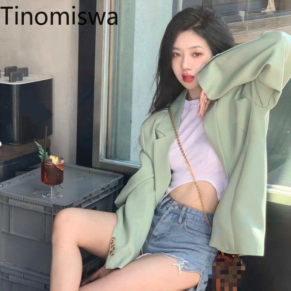 tinomiswa women green suit jackets fashion casual loose notched shoulder pads straight female blazers solid color suits coats women's, White;black
tinomiswa women green suit jackets fashion casual loose notched shoulder pads straight female blazers solid color suits coats women's, White;black