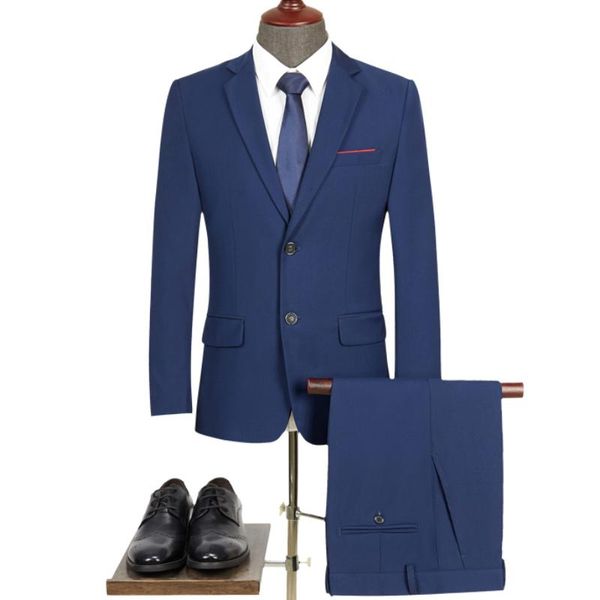 men's suits & blazers (jacket+pants) 2 pcs set wedding suit male slim fit business office plus size blazer trousers coats men, White;black
men's suits & blazers (jacket+pants) 2 pcs set wedding suit male slim fit business office plus size blazer trousers coats men, White;black