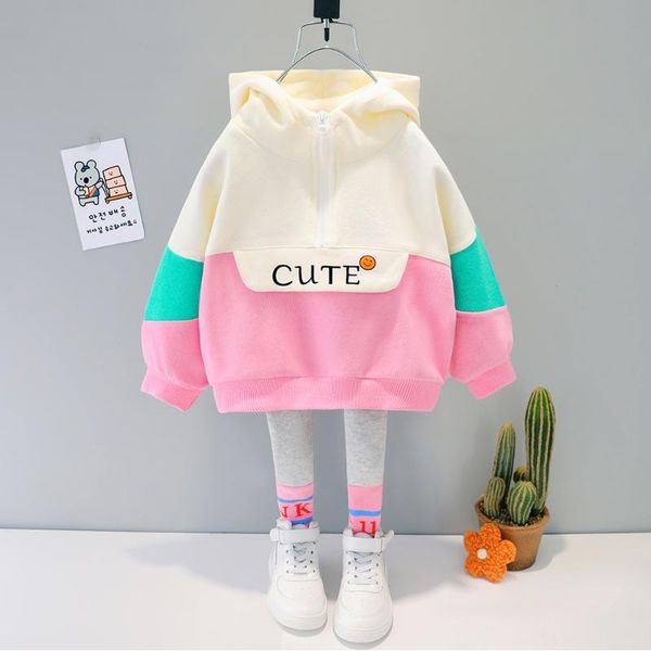 clothing sets 2021 infant baby girl hooeded casual clothes outfit set spring letter solid color long trousers 1 2 3 4 years, White
clothing sets 2021 infant baby girl hooeded casual clothes outfit set spring letter solid color long trousers 1 2 3 4 years, White