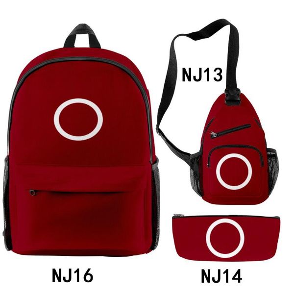 backpack squid game peripheral cute outdoor travel bag shoulder pen three-piece suit student school
backpack squid game peripheral cute outdoor travel bag shoulder pen three-piece suit student school