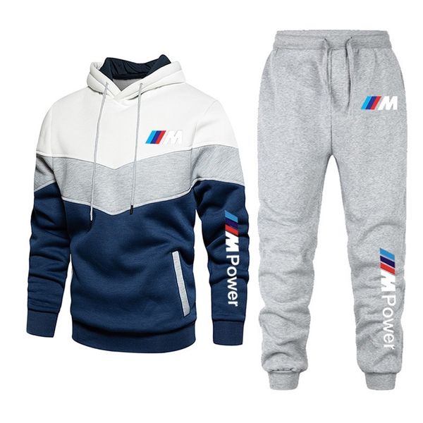 spring and autumn sports men's splicing fashion leisure coat long sleeve pullover hooded sweater pants suit, Black
spring and autumn sports men's splicing fashion leisure coat long sleeve pullover hooded sweater pants suit, Black