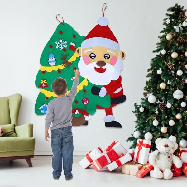 christmas decorations diy felt tree for year kids gifts artificial santa claus wall hanging ornaments decor home
christmas decorations diy felt tree for year kids gifts artificial santa claus wall hanging ornaments decor home