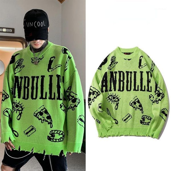 men's sweaters abstract pattern print knitted pullovers men autumn winter long sleeve casual loose harajuku green jumper, White;black
men's sweaters abstract pattern print knitted pullovers men autumn winter long sleeve casual loose harajuku green jumper, White;black