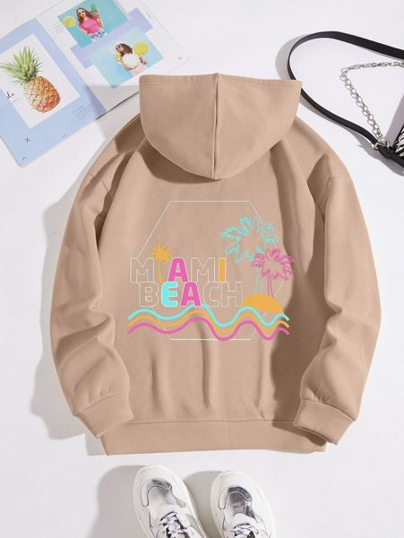 coconut tree & letter graphic drawstring thermal lined hoodie m6rm#, White;black
coconut tree & letter graphic drawstring thermal lined hoodie m6rm#, White;black