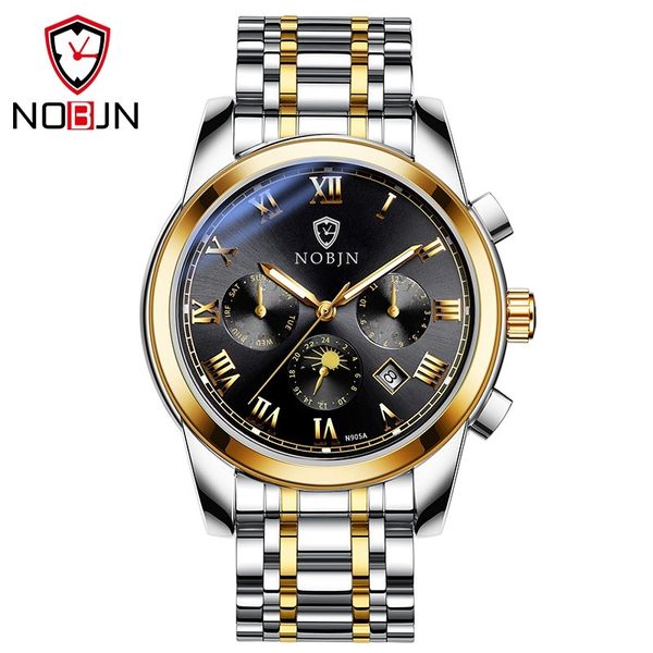 swiss noble gold class ii automatic mechanical steel belt business waterproof watch for men, Slivery;brown
swiss noble gold class ii automatic mechanical steel belt business waterproof watch for men, Slivery;brown
