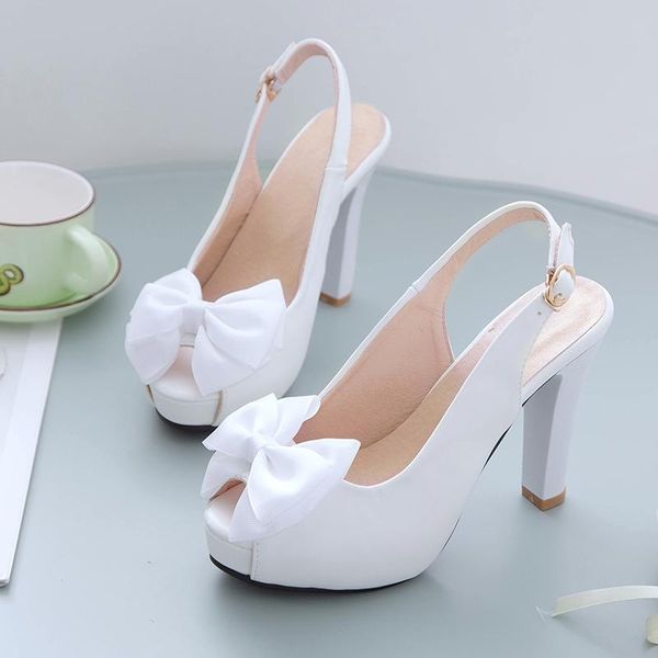 big size 32-43 summer women solid bowtie back strap heel square sandals 3 colors, Black
big size 32-43 summer women solid bowtie back strap heel square sandals 3 colors, Black