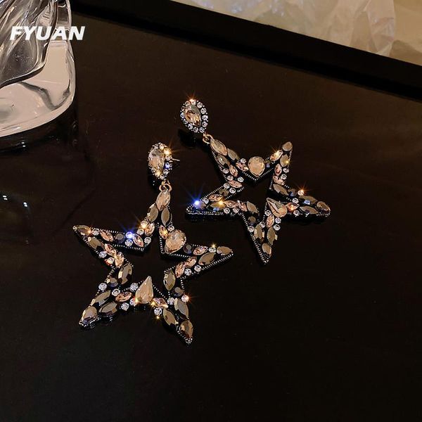 dangle & chandelier fyuan vintage star rhinestone drop earrings oversize pentagram crystal for women fashion jewelry accessories, Silver
dangle & chandelier fyuan vintage star rhinestone drop earrings oversize pentagram crystal for women fashion jewelry accessories, Silver