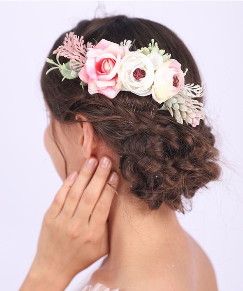vintage rose and leaves hair accessories bride wedding hair comb graceful women headwear banquet ornament for women, Silver
vintage rose and leaves hair accessories bride wedding hair comb graceful women headwear banquet ornament for women, Silver