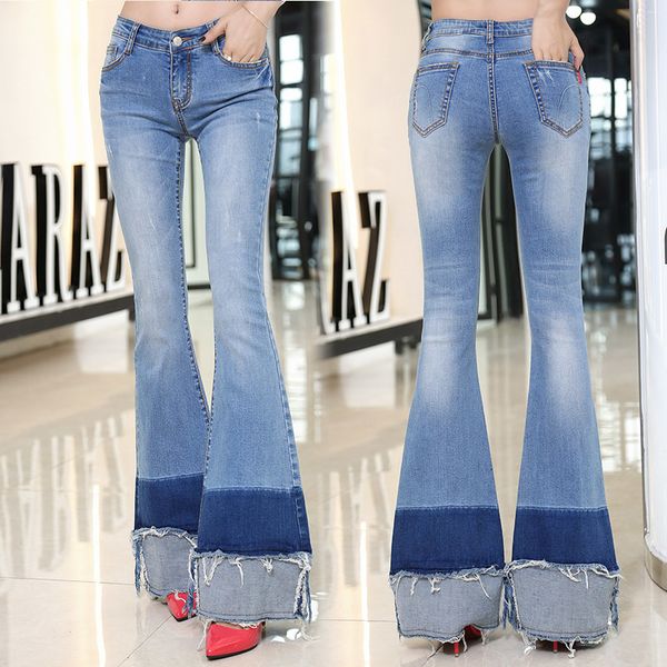 women's jeans female ethnic style sewing burnt blue light breech breech-fit bootcut pants strain more size women's 42wx
women's jeans female ethnic style sewing burnt blue light breech breech-fit bootcut pants strain more size women's 42wx