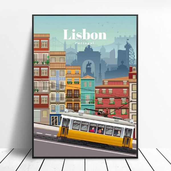 paintings travel to lisbon canvas poster wall art pictures for living room home decor frame artwork
paintings travel to lisbon canvas poster wall art pictures for living room home decor frame artwork