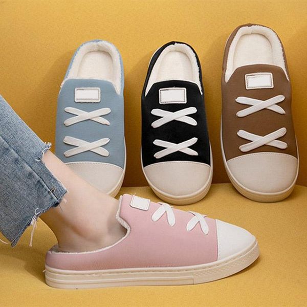 winter women slipper warm female short plush breathable shoes ladies pu slip on footwear woman non-slip casual flats slippers, Black
winter women slipper warm female short plush breathable shoes ladies pu slip on footwear woman non-slip casual flats slippers, Black