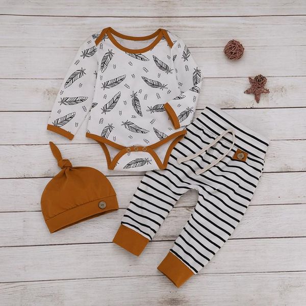 clothing sets fashion born clothes kids girls baby girl boy two piece set feather t shirt strip pants, White
clothing sets fashion born clothes kids girls baby girl boy two piece set feather t shirt strip pants, White