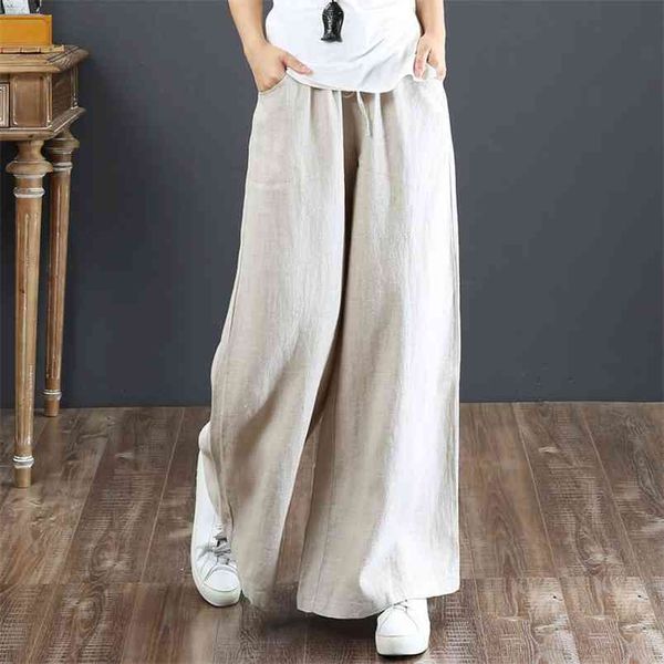 spring summer women pants plus size high waist loose solid cotton linen wide leg female casual trousers big d50 210512, Black;white
spring summer women pants plus size high waist loose solid cotton linen wide leg female casual trousers big d50 210512, Black;white