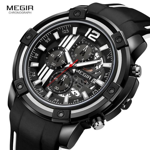 wristwatches megir men's sports quartz watches silicone strap army chronograph 3atm waterproof wristwatch for man clock relogios 2097 b, Slivery;brown
wristwatches megir men's sports quartz watches silicone strap army chronograph 3atm waterproof wristwatch for man clock relogios 2097 b, Slivery;brown