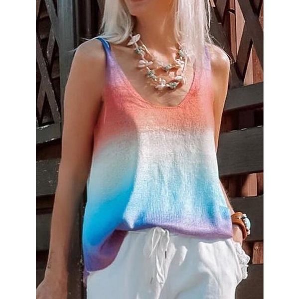 women's tanks & camis women t-shirts rainbow gradient print casual sleeveless ladies tank streetwear clothing loose sling vest 2021 sum, White
women's tanks & camis women t-shirts rainbow gradient print casual sleeveless ladies tank streetwear clothing loose sling vest 2021 sum, White