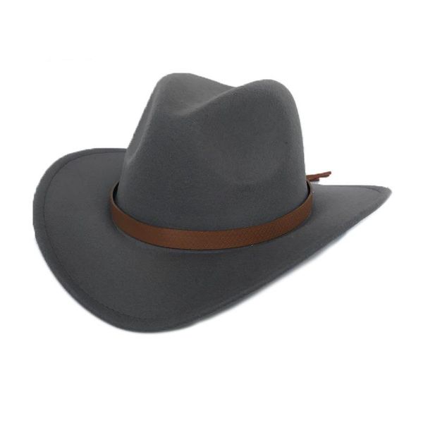 wide brim hats fedora for women and man cowboy hat vintage style autumn winter western cowgirl riding cap, Blue;gray
wide brim hats fedora for women and man cowboy hat vintage style autumn winter western cowgirl riding cap, Blue;gray