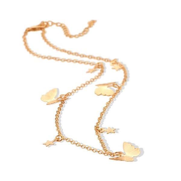 chains necklace woman butterfly stars women pentagram pendant chain lovers gold color fashion trendy kpop zinc alloy collares, Silver
chains necklace woman butterfly stars women pentagram pendant chain lovers gold color fashion trendy kpop zinc alloy collares, Silver
