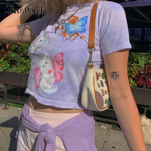 insgirl sweet cute y2k e-girl t-shirt women cats print short sleeve slim aesthetic tee summer fashion harajuku women's, White
insgirl sweet cute y2k e-girl t-shirt women cats print short sleeve slim aesthetic tee summer fashion harajuku women's, White