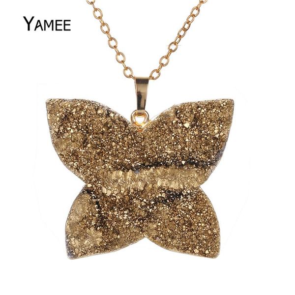 pendant necklaces fashion butterfly shape 32*40mm nice druzy agates gold filled necklace gem stone charm jewelry for women, Silver
pendant necklaces fashion butterfly shape 32*40mm nice druzy agates gold filled necklace gem stone charm jewelry for women, Silver