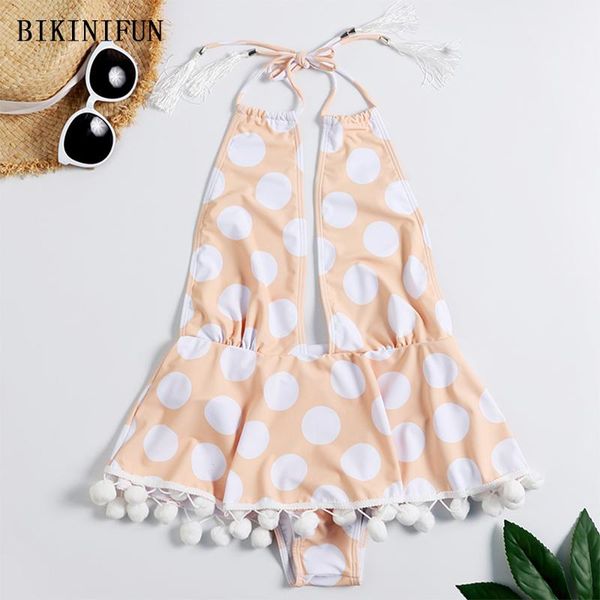 polka dot monokini women deep v swimwear fringe tassel swimsuit s-xl girl backless halter one piece suit one-piece suits
polka dot monokini women deep v swimwear fringe tassel swimsuit s-xl girl backless halter one piece suit one-piece suits