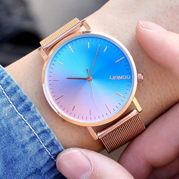 minimalist ultra-thin women's watch fashion colorful dial stainless steel mesh strap ladies men watches simple quartz wristwatch wristw, Slivery;brown
minimalist ultra-thin women's watch fashion colorful dial stainless steel mesh strap ladies men watches simple quartz wristwatch wristw, Slivery;brown