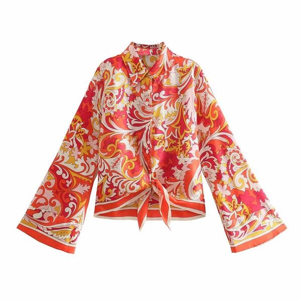 women's blouses & shirts women 2022 fashion vintage totem floral print hem bow tied smock blouse female long sleeve casual streetwear, White
women's blouses & shirts women 2022 fashion vintage totem floral print hem bow tied smock blouse female long sleeve casual streetwear, White