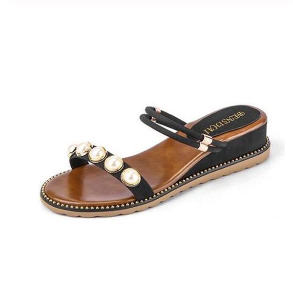 women sandals summer breathable wedges fashion thick bottom slip on bling open toe causal crystal shoes, Black
women sandals summer breathable wedges fashion thick bottom slip on bling open toe causal crystal shoes, Black