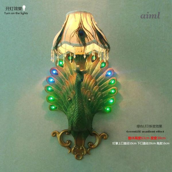 peacock resin wall lamp european-style living room, the bedroom of bedroom, creative lamp, led lamps
peacock resin wall lamp european-style living room, the bedroom of bedroom, creative lamp, led lamps