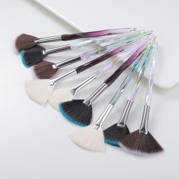 makeup brushes crystal handle brush make up fan-shaped printing tools eye shadow highlighting
makeup brushes crystal handle brush make up fan-shaped printing tools eye shadow highlighting